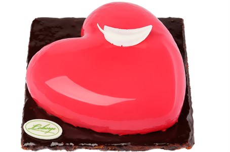 Торт Leberge "Малиновый"  (Сердце красное) - фото 18679